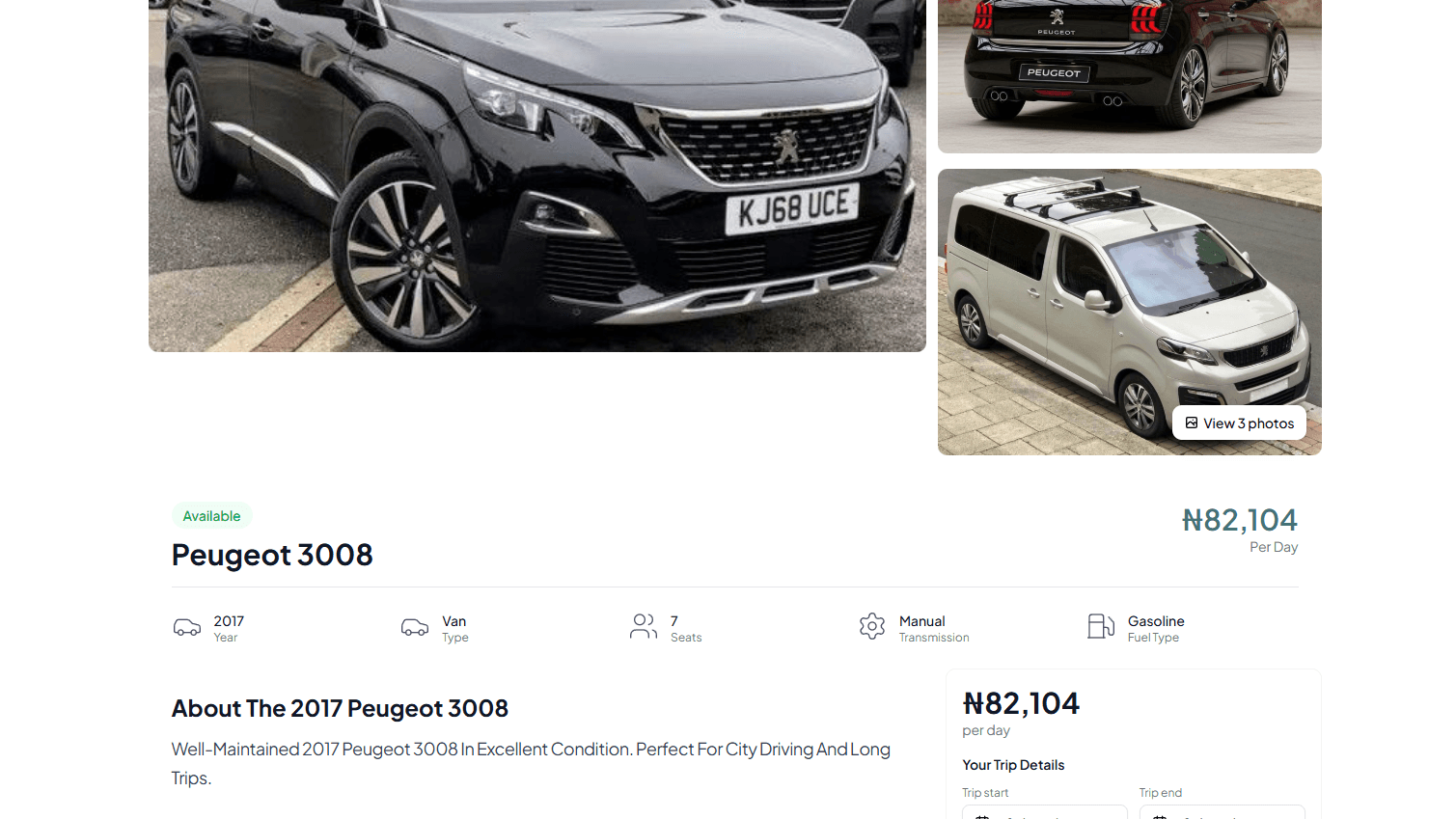 Flexride – Car Rental Platform MVP - Image 1